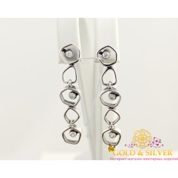 Серебряные серьги Генезис 2450